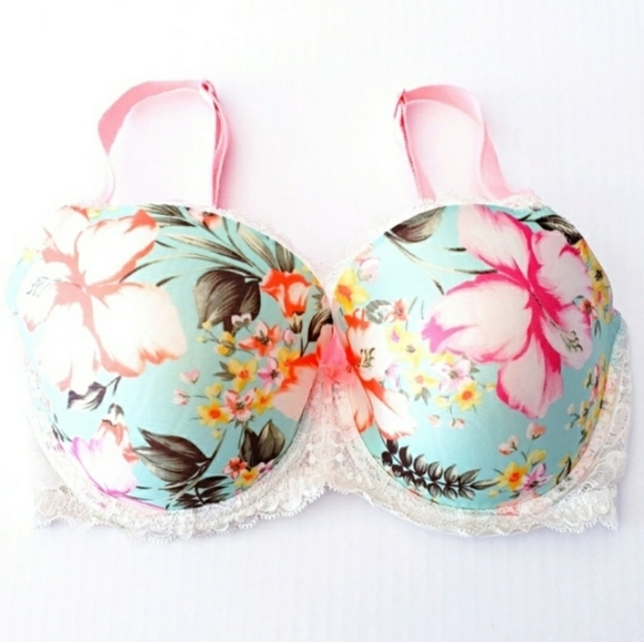 NWOT Victoria's Secret Dream Angels Hibiscus  /  Floral Print Bra - Picture 8 of 8